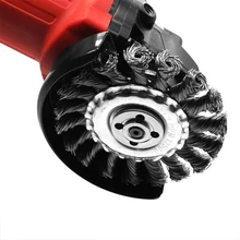 Стальной триммер головка роторная садовая водоросли стальная проволочная щетка небьющаяся закругленная кромка газонокосилка головка для силовой газонокосилки