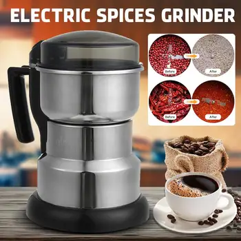 

400W 220V Grains Spices Hebal Cereal Coffee Dry Food Grinder Mill Grinding Machine Gristmill Home Medicine Flour Powder Crusher