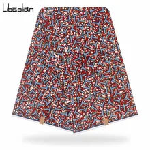 Оригинальная Настоящая Африканская ткань с восковой печатью батик ткань Анкара африканская голландская восковая печатная ткань для платьев хлопок Анкара ткань оптом F11-7