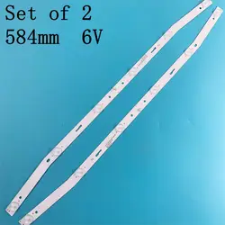 high quality New For NUOVA LED Backlight Strip 6 leds JS-D-JP3220-061EC XS-D-JP3220-061EC E32F2000 MCPCB 6V