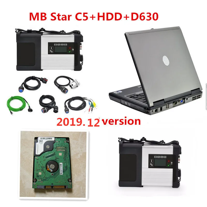 Диагностический инструмент MB Star C5 SD подключения плюс ноутбук D630 HDD SSD,12 v D. AS/DTS/для Mb Star C5 SD для MB автомобилей и грузовиков