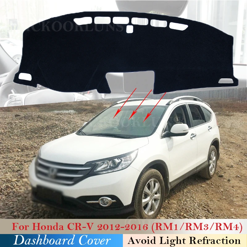 

Защитная накладка на приборную панель для Honda CR-V RM1 RM3 RM4 2012 2013 2014 2015 2016 CRV аксессуары для приборной панели