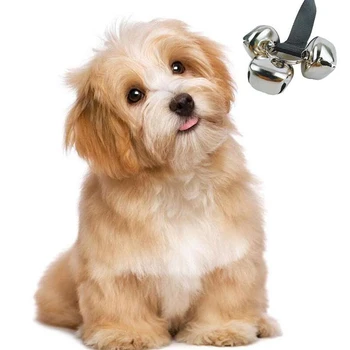 

Dog Potty Door Bell Adjustable Rope Training Bells Housebreaking House-training Iron For Puppy And Cat Tools