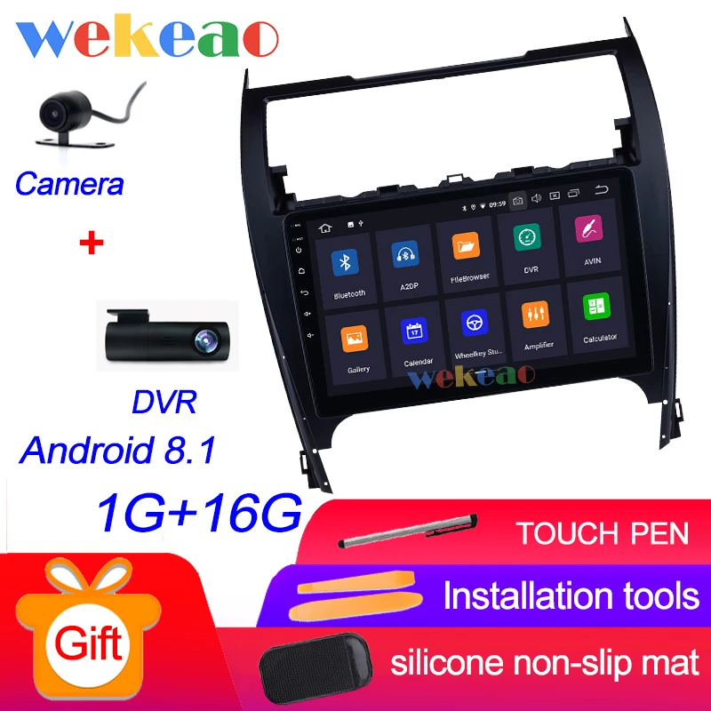 Wekeao сенсорный экран 10,1 ''Android 9,0 автомобильный Dvd мультимедийный плеер для Toyota Camry автомобильный Радио gps навигация 2006-2011 - Цвет: Android Car Radio