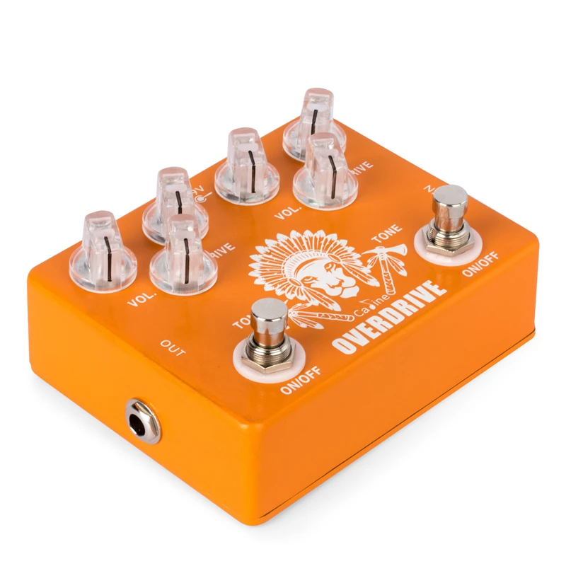 Caline Dupla Overdrive Pedal Efeito Guitarra True Bypass Acessórios Cp-70 - Image 2