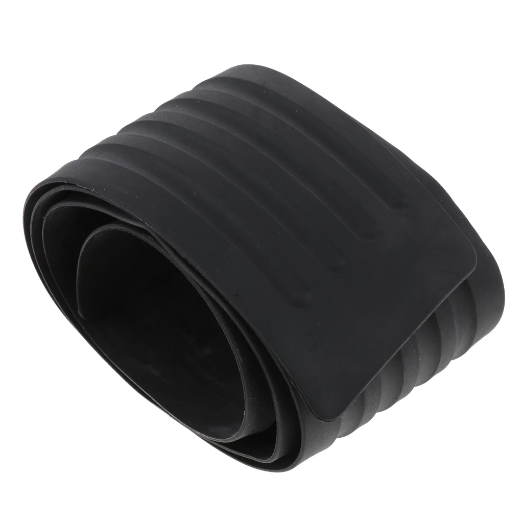 Car Auto Rear Bumper Edge Paint Scratch Protector Guard Cover Plate Black