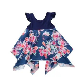 

2020 New Kids Toddler Baby Girls Summer Clothing Princess Dress Floral Pageant Wedding Party Tutu Dresses Outfits 2-7T