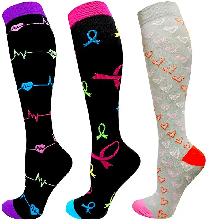 Компрессионные носки унисекс для варикозного расширения вен облегчения боли в