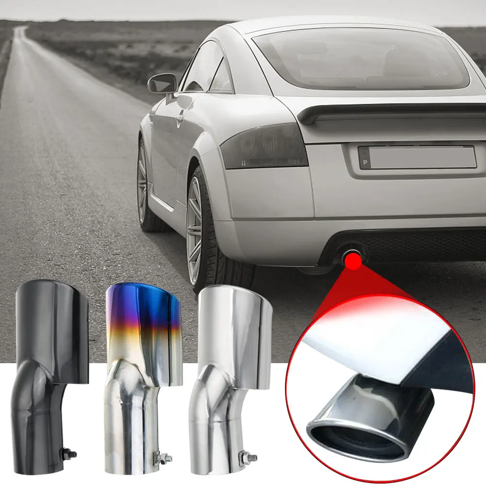 Stainless Steel Rear Exhaust Muffler End Tail Pipe Outlet Tips For