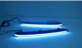 

Fast delivery Led daytime running lights+moving turn signal+blue night mode+remote control for mazda atenza 2020