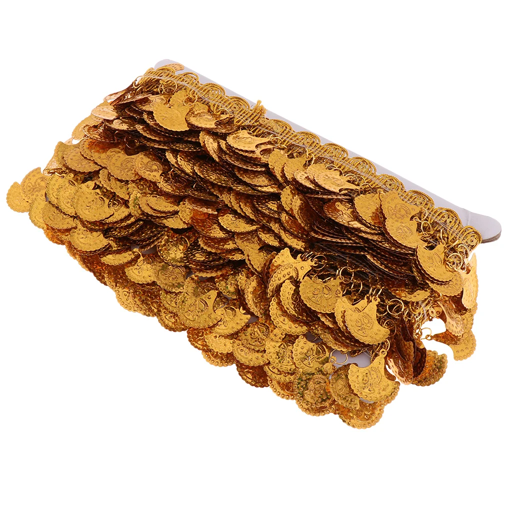 Gold as described 10 ярдов Кружевная аппликация лента для рукоделия, креативное ремесло DIY Материал бахрома отделка кружевная лента для одежды занавеска Кружевной декор - Цвет: Gold as described