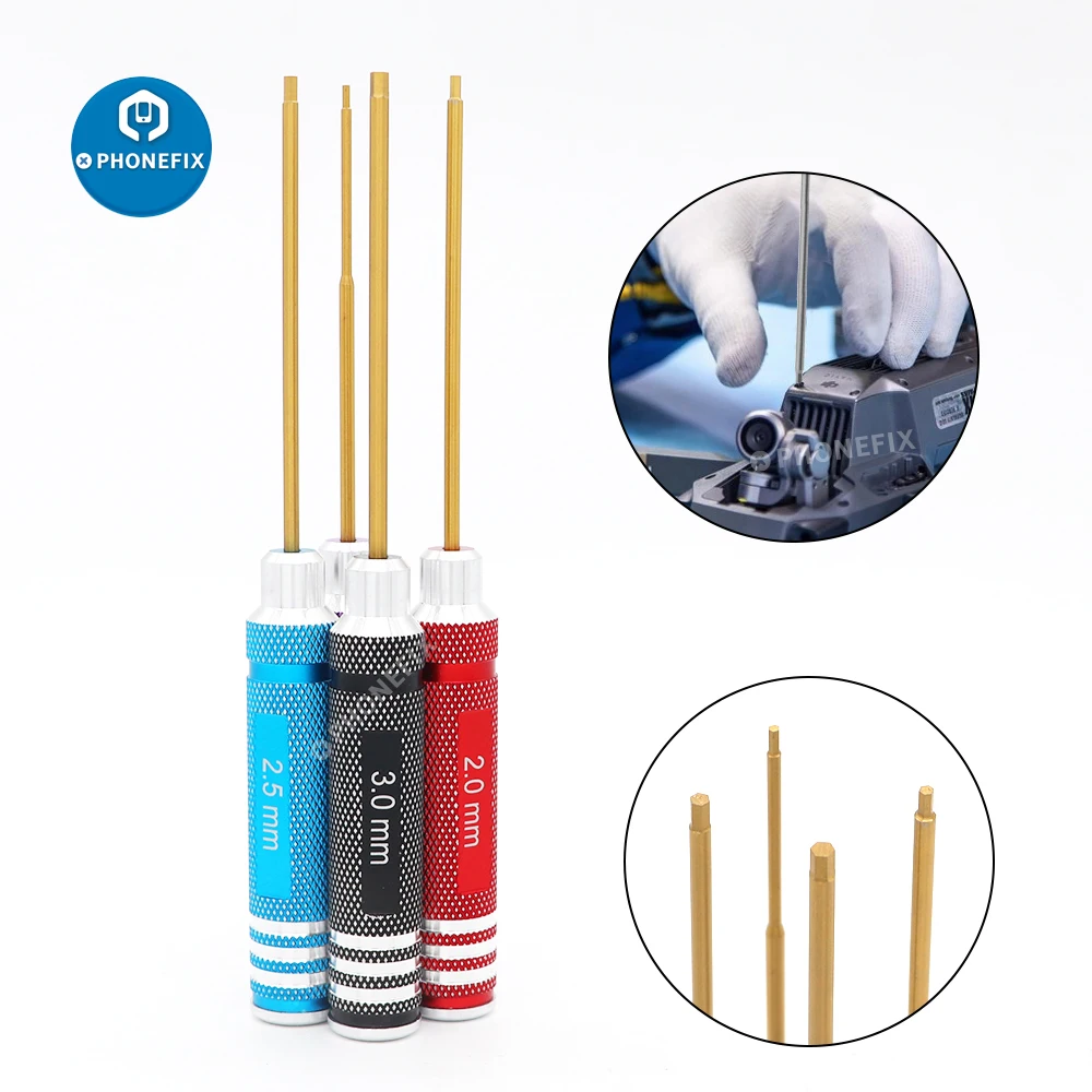 

1.5mm 2.0mm 2.5mm 3.0mm Hex Screw Driver Screwdriver Set Professional RC Tools For FPV Racing Drone Airplanes Cars Boat RC Parts