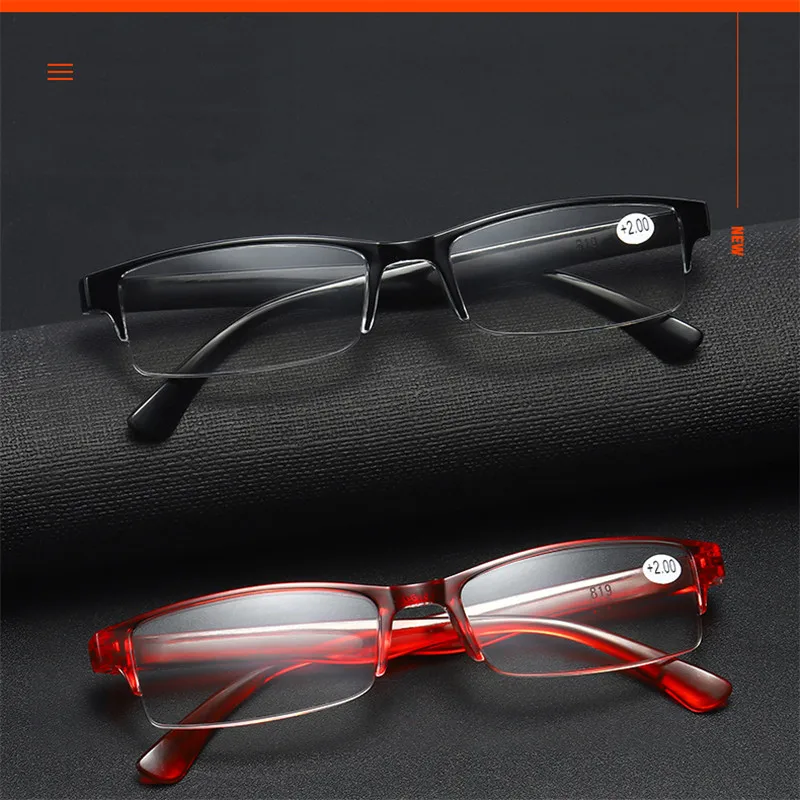 Ahora бизнес очки для чтения мужские режущие полурамки дальнозоркость для чтения очки Женские Унисекс сверхлегкие HD очки+ 1.0to4.0