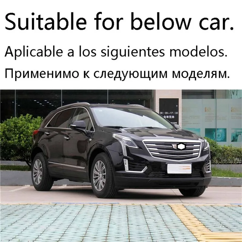 Автомобильный Выход Кондиционер рулевое колесо интерьер Automovil хром украшения стикер полосы протектор 16 для Cadillac XT5