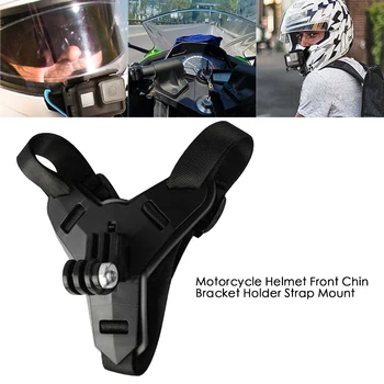 

Black helmet holder Motorcycle Helmet Chin Stand Mount HolderAction Sports Camera Holder