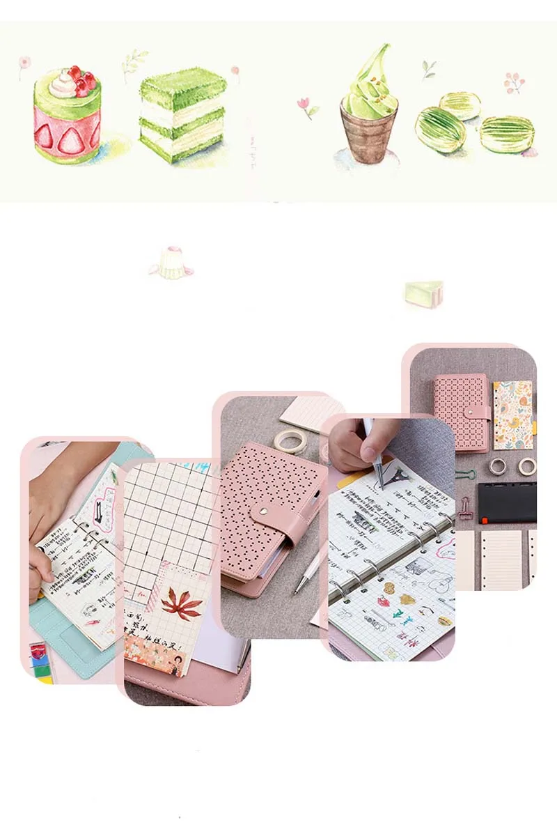Kawaii милый график ежедневник дневник ежемесячник еженедельник тетрадь школьные офисные принадлежности канцелярские принадлежности