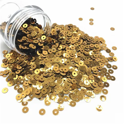 Coffee 10g Seuqin 3/4/5/6 мм плоские круглые ПВХ свободного кроя с блестками и пайетками свадебные ремесла Сделай Сам домашняя мебель швейная средства ухода за кожей Lentejuelas - Цвет: Coffee