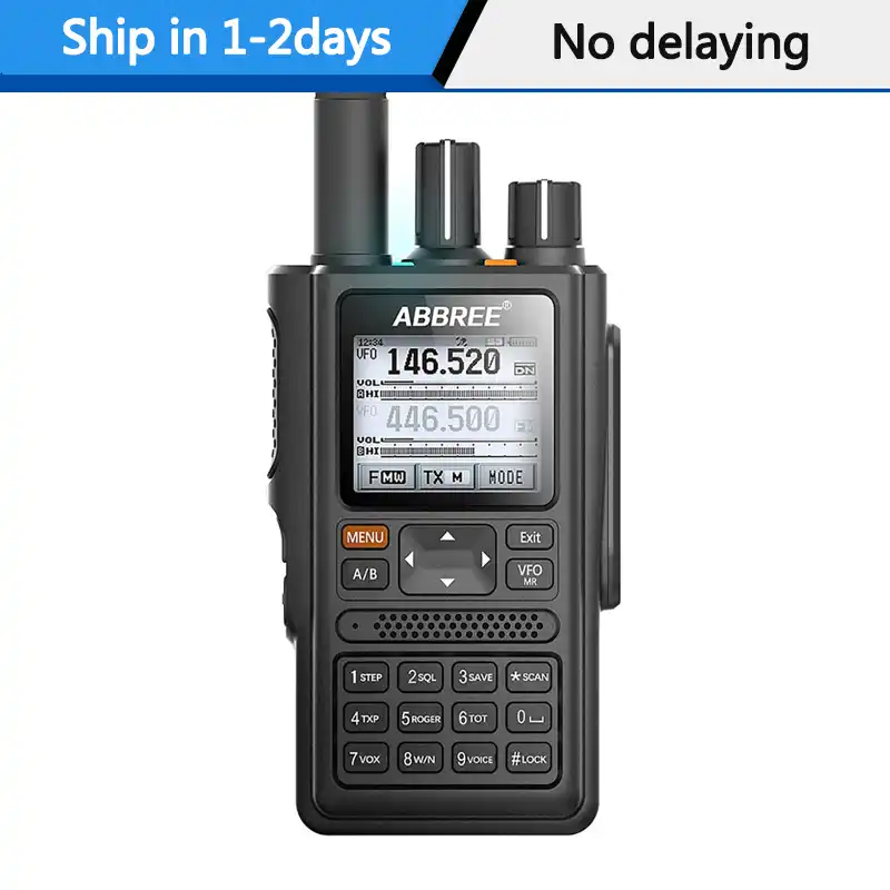 Radtel UV-5R Portable Radio Walkie Talkie Black Dual Band, FM, DTMF Coding, CTCSS Privacy Codes