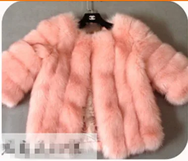 6XL зимние теплые Женские меховые куртки однотонные женские элегантные роскошные толстые теплые короткие дизайнерские великолепные пальто с лисьим мехом V647
