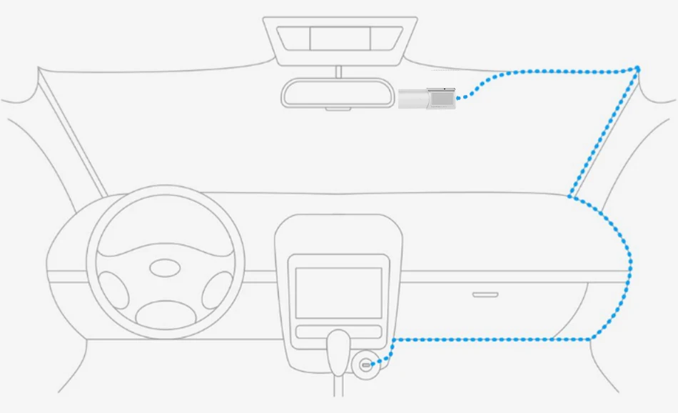 Aiba A10 Автомобильный видеорегистратор Dash Cam ночного видения 170 градусов широкий угол обзора с WiFi G-Sensor Loop Recording Парковка Мониторинг