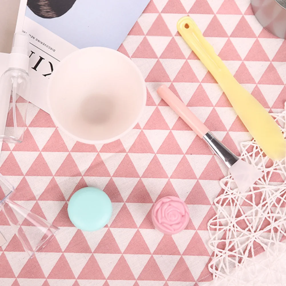 7 шт Силиконовая чаша в стиле "сделай сам" маска для лица стержень кисти мерный стакан спрей бутылка коробка набор изготовлен из пищевого силикона, безопасный и нетоксичный