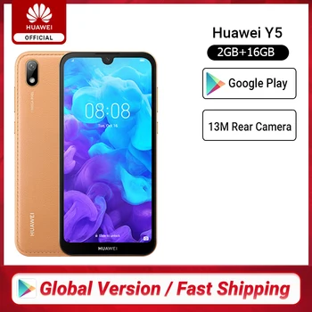 

Global Version Huawei Y5 2019 Smartphone Mediatek MT6761 2G 16G 5.71'' 13M Rear Cam 3020mAh Mobile Phones Android 9 Google Play
