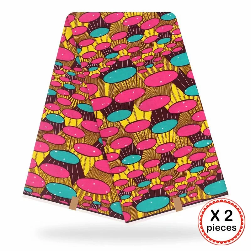 Ссылка 2 Высокое качество африканская вощеная ткань принтом хлопок Анкара швейный материал для платья Анкара Воск Принт Ткань 6 ярдов