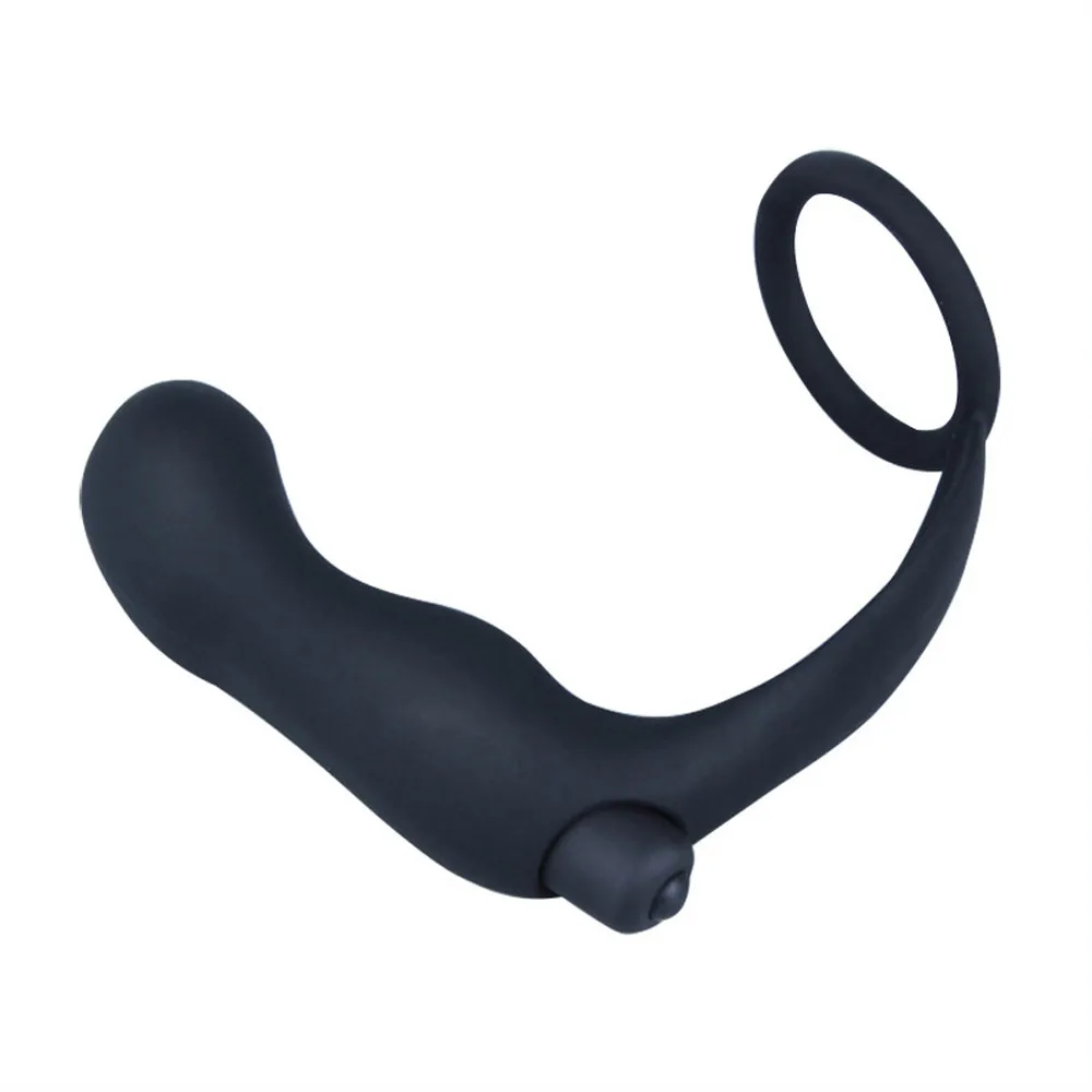 G Point Stimulate Prostate Massager Anal Vibrator Sex Toys For Men Opening Anus Butt Plug Anal Dilator Male Time Delay Ring Sexo ► Photo 2/6