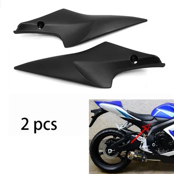 

2 Piece Motorcycle Fuel Tank Side Cover Panel Fairing Frame Trim Cowl Case Plastic Kit For SUZUKI GSXR GSX-R 600 750 2006 2007