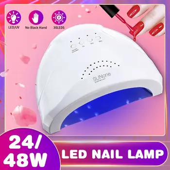 

30PCS UVLED 24/48W LED UV Nail Gel Quickly Lamp Light Nail Polish Dryer Nail Art Machine 110-240V