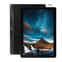 KT107 планшет с круглым отверстием 10,1 дюймов HD большой экран Android 4,10 версия модный портативный планшет 1G+ 16G черный планшет