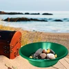 Portable Gold Pan Basin Mining Pan Dredging Prospecting River Tool Wash Gold Panning Equipment 10 Inches Green 50LB 2