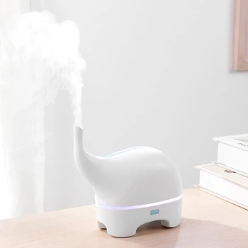 

USB Funny Elephant Ultrasonic Essential Oil D-Iffuser Color LED Humidificador Portable Air Humidifier Fogger