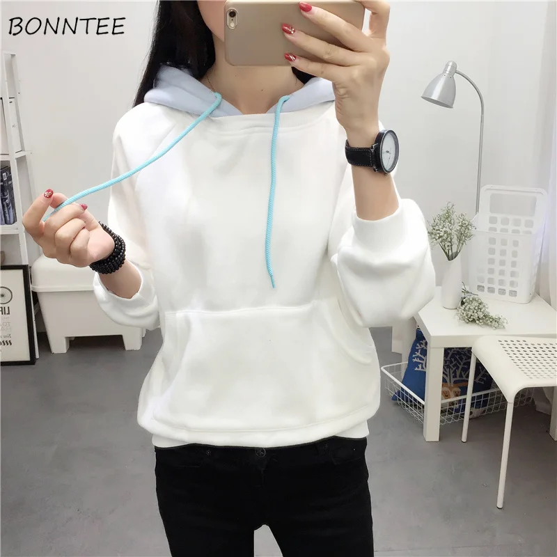 Женские зимние толстовки 2020 элегантный модный однотонный Женский пуловер для