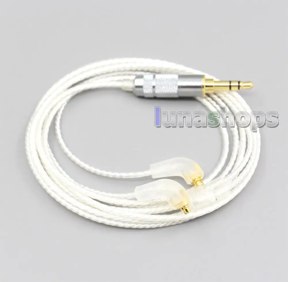 LN006651 3 5 мм 2 4 XLR Hi Res посеребренный 7N OCC кабель для наушников Etymotic ER4SR ER4XR ER3XR ER3SE ER2XR