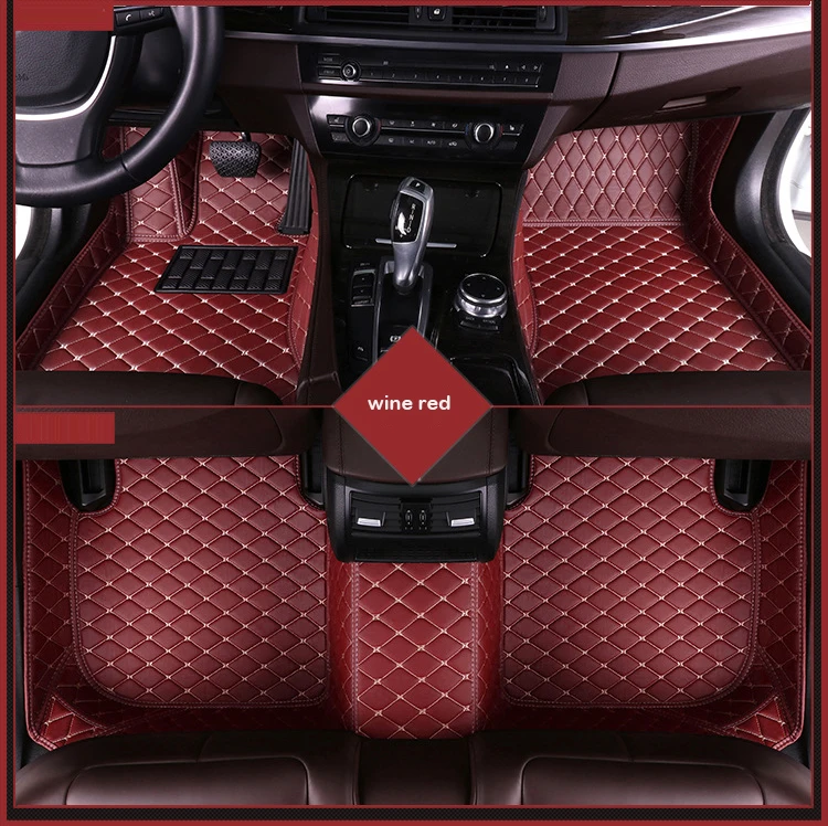 

Custom car floor mat 7 seat for NISSAN Patrol X-TRAIL QUEST NV200 Mercedes Benz V R class GL viano vito auto foot pad automobile