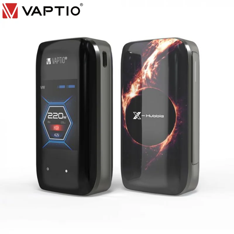 Promo  Vape Mod Electronic Cigarette Vaptio X-Hubble Mod Max 220W 510 Thread 2.0' TFT screen external 1865