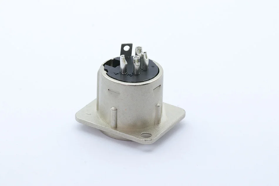 10 шт. XLR Jack 4Pin аудио разъем провода 4 PIN XLR Панель Крепление Conector Мужской Разъем Socekt динамик конвертер с нажимным замком