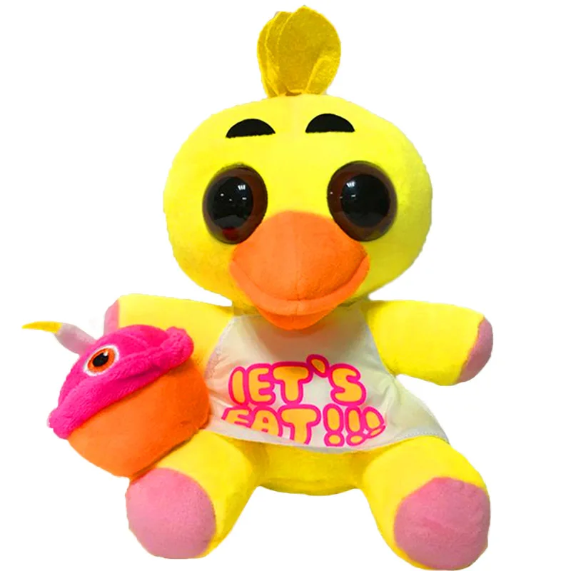 18 см FNAF мягкие игрушки куклы Золотой 5 Ночь лисица Фредди Бонни и Чика FNAF мягкие животные куклы Рождество подарок на день рождения для детей - Цвет: Duck