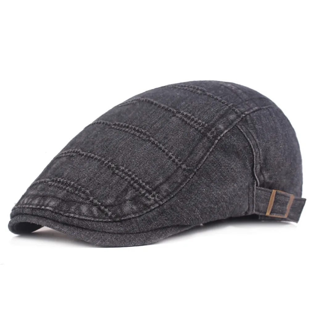 Мужская и женская плоская кепка Newsboy Baker береты Duckbill Golf Driving Cabbie Hat boinas masculinas tocas e gorros masculino inverno