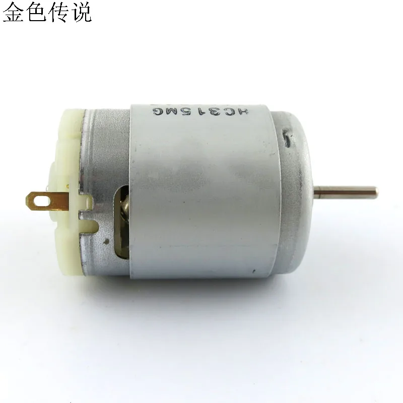 Стандартный вал 385 двигатель DIY модель 6V микро DC микродвигатель r385 двигатель постоянного тока