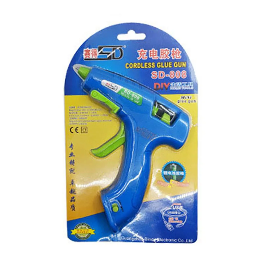 USB charging Cordless Hot Melt Glue Gun DIY Repair Hot Glue Gun hot silicone gun Mini Portable Repair thermograph hot glue Tool