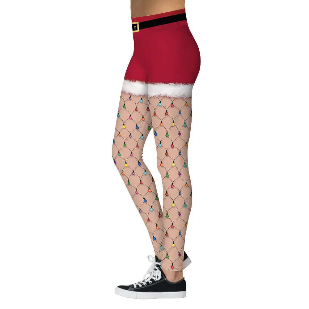carhartt leggings Christmas Leggings For Women St Patrick's day Leggins 3D Printed Workout Legin Festival Legging Elastic Slim more color compression leggings