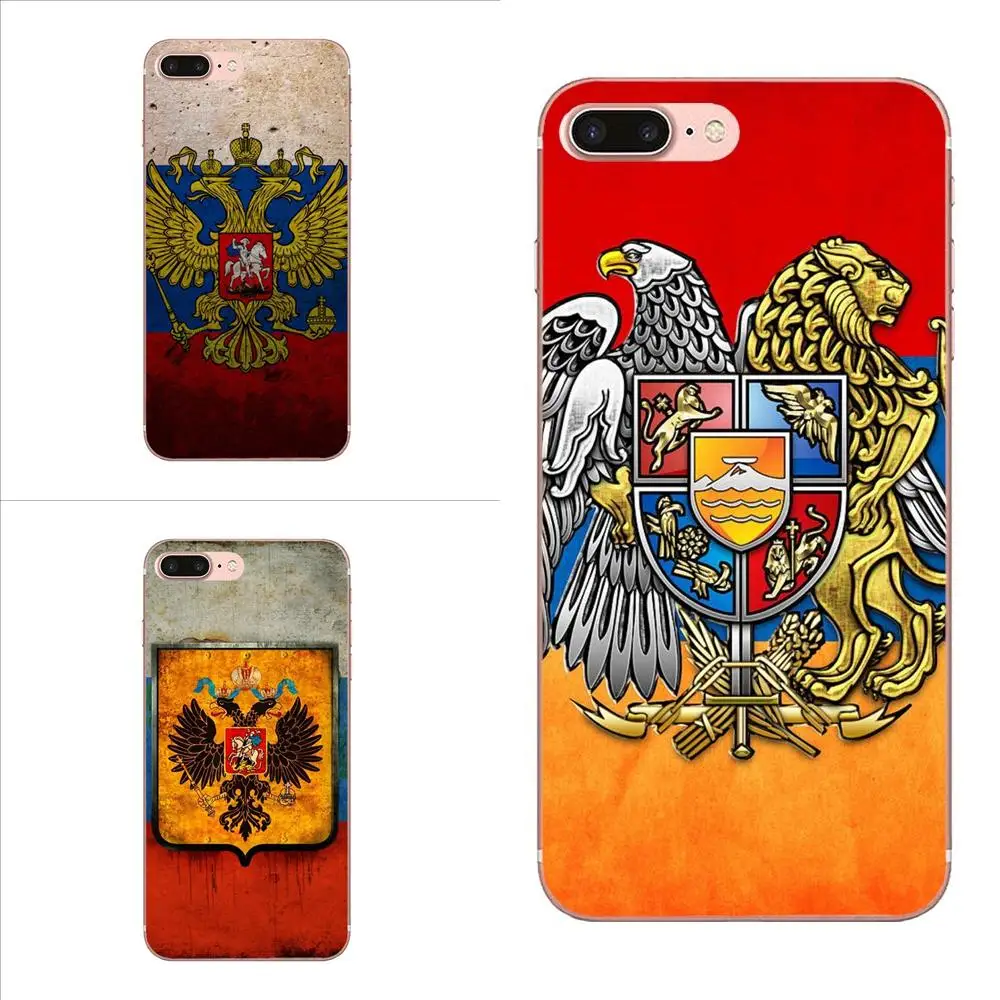 Армения Флаг России элегантные для Huawei Честь 5C 5X 6A 6X 7 7A 7X 8 8A 8S 8X 9 10 30 Lite рro Y6 II Y7 Y9 Prime