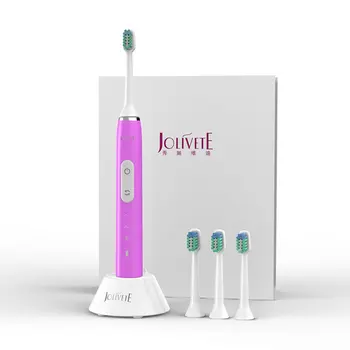 

Adult Waterproof Intelligent Reminding Wireless Charging Acoustic Electric Toothbrush Head Replacement Food Grade Material