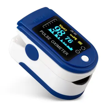 

Digital Fingertip Pulse Oximeter LED Display Blood Oxygen Sensor Saturation SpO2 Monitor Measurement Meter Portable