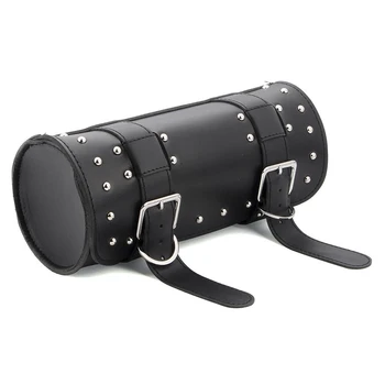 

Motorcycles Leather Saddle Luggage Side Back Tail Pouch Tool Bag Storage Bags