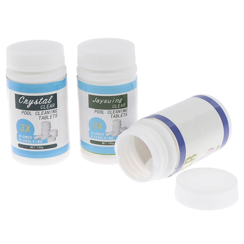 50 шт. многофункциональный очиститель воды стекло Концентрированный Очиститель тестер для воды в бассейне инструменты для очистки