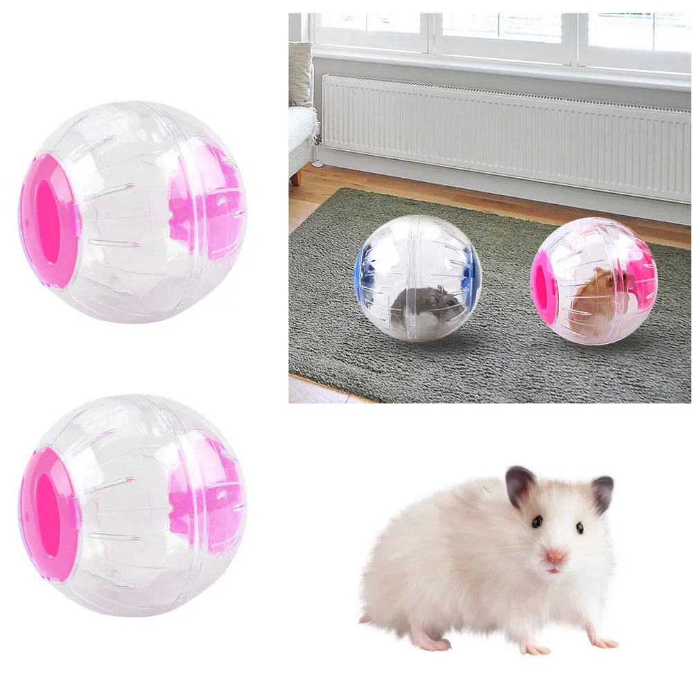 4 Colors Plastic Breathable Clear Ball Without Bracket Hamster Pet Running Toy For Small Pets Toy Clear Ball Small Pets Product
