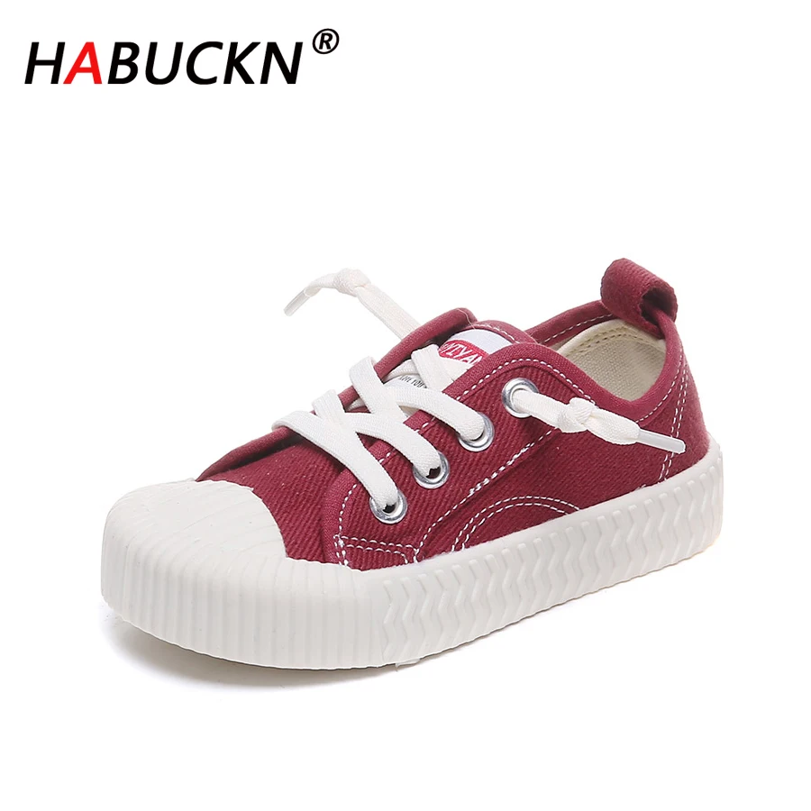 HABUCKN модные высококачественные классические парусиновые туфли на шнуровке